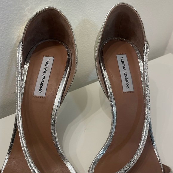 Tabitha Simmons Nile strappy heel in python - Picture 4 of 7